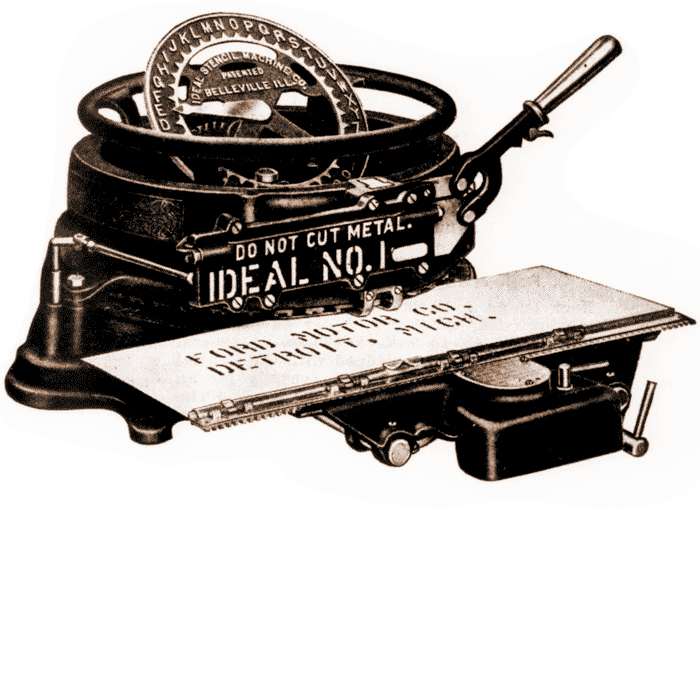 IDEAL No.1 Stencil Machine, 1920